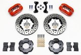 Wilwood Forged Dynalite Front Hat Kit 11.00in Drilled Red 95-05 Miata thumbnail 1