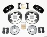 Wilwood Dynapro 6 Front Hat Kit 12.19in Drilled Red 94-01 Honda/Acura w/262mm Disc thumbnail 3