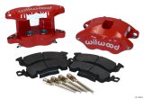 Wilwood D52 Rear Caliper Kit - Red 1.25 / 1.25in Piston 1.04in Rotor thumbnail 1
