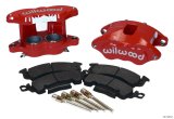 Wilwood D52 Front Caliper Kit - Red 2.00 / 2.00in Piston 1.04in Rotor thumbnail 1