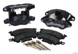Wilwood D52 Front Caliper Kit - Black Powder 2.00 / 2.00in Piston 1.28in Rotor thumbnail 1