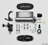Wilwood HV Tandem M/C Kit w L/H Bracket & Prop Valve - 15/16in Bore Black-W/Push. - Early Mustang thumbnail 4