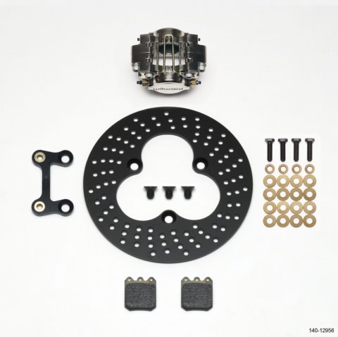 Wilwood Dynapro Single LW Left Front Kit - Sprint 10.95in Aluminum Drilled Rotor thumbnail 2