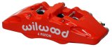 Wilwood Caliper-Forged Dynapro 6 5.25in Mount-Red-L/H 1.62/1.12/1.12in Pistons 0.81in Disc thumbnail 2