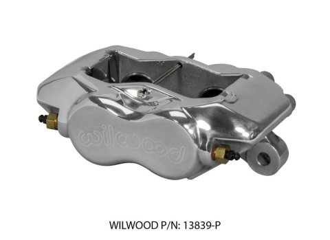 Wilwood Caliper-Forged Dynalite Polished 1.38in Pistons .81in Disc