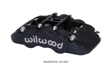 Wilwood Caliper-GN6R-L/H-Black Ano (.80 Thk Pad) 1.75/1.38/1.38in Pistons 1.38in Disc thumbnail 2