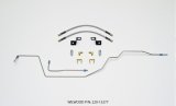 Wilwood Flexline Kit 14 inch -3 M10-1.0 IF 1/8 NPT 90 Deg w/tubing thumbnail 1