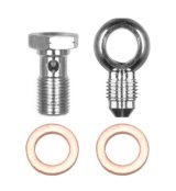 Wilwood Banjo Fitting Kit -3 male to 10mm-1.00 Banjo Bolt & Crush Washers (1 qty) thumbnail 1
