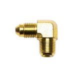 Wilwood Inlet Fitting - 1/8-27 NPT to -3 (90) thumbnail 1