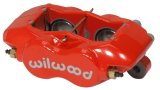 Wilwood Caliper-Forged Dynalite w/Dust Seal-Red 1.38in Pistons .81in Disc thumbnail 1