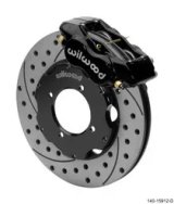 Wilwood Dynalite Front Big Brake Kit 11.00in SRP Drilled & Slotted Rotors - Red thumbnail 3