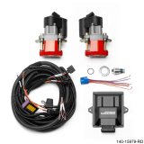 Wilwood Electronic Parking Brake Rear Retrofit Brake Kit - Red Powder Coat Caliper thumbnail 1