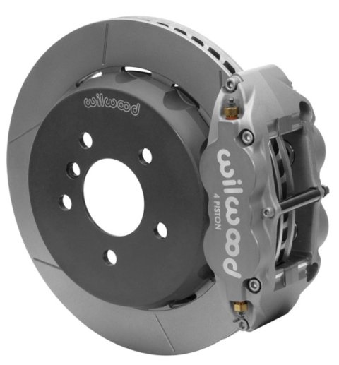 Wilwood 95-99 E36 M3 BMW Forged Narrow Superlite 4R Rear Big Brake - Gray thumbnail 1