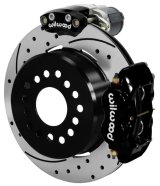 Wilwood Forged Dynalite Rear Electronic Parking Brake Kit - Black Powder Coat Caliper - D/S Rotor thumbnail 1