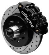 Wilwood Forged Narrow Superlite 6R Front Big Brake Kit 12.19in Drilled Rotors 88-98 C1500 - Black thumbnail 1