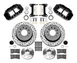 Wilwood Forged Narrow Superlite 6R Front Big Brake Kit 12.19in Drilled Rotors 88-98 C1500 - Black thumbnail 2