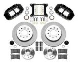 Wilwood Forged Narrow Superlite 6R Front Big Brake Kit 12.19in Drilled Rotors 88-98 C1500 - Black thumbnail 4