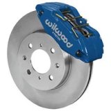 Wilwood DPHA Front Caliper & Rotor Kit Drilled Honda / Acura w/ 262mm OE Rotor - Competition Blue thumbnail 3