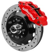 Wilwood 70-81 FBody/75-79 A&XBody FNSL6R Frt Brk Kit 12.88in D/S Rtr Red Caliper Use w/ PD Spindle thumbnail 1