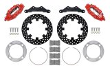 Wilwood 2014+ Polaris RZR XP 1000 Rear Kit 11.25in Drilled - Red thumbnail 2