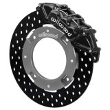 Wilwood 17-21 Can-Am X3RS Black 6-Piston Front Kit 11.25in - Drilled Rotors thumbnail 1