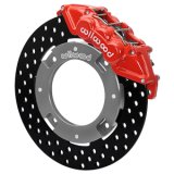 Wilwood 17-21 Can-Am X3RS Red 6-Piston Front Kit 11.25in - Drilled Rotors thumbnail 1