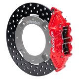 Wilwood 17-21 Can-Am X3RS Red 6-Piston Rear Kit 11.25in - Drilled Rotors thumbnail 1
