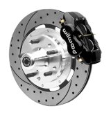 Wilwood 55-57 Chevrolet Bel Air Forged Dynalite Front Big Brake Kit - Black thumbnail 1