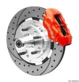Wilwood 55-57 Chevrolet Bel Air Forged Dynalite Front Big Brake Kit - Black thumbnail 3