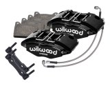 Wilwood 69-74 Porsche 911 Front Powerlite Caliper Kit 3in MT - Black thumbnail 1