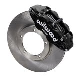 Wilwood 69-83 Porsche 911 Front Superlite Brake Kit 3.5in MT Plain Face - Black thumbnail 1