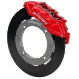 Wilwood 19-22 Honda Talon 1000 Red 6-Piston Front Kit 11.25in - Plain Face Steel Rotors thumbnail 1