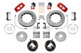 Wilwood 20-23 Chevy Corvette C8 Aero4 Red Rear Big Brake Kit - Slotted thumbnail 2