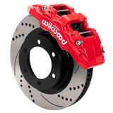 Wilwood 19-22 Ford Ranger Aerolite 6R Kit 6 x 5.50in Hub - 13.38in Drilled & Slotted Rotor - Red thumbnail 1
