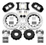 Wilwood 88-98 GMC C1500 Forged Narrow Superlite 6R Big Brake Front Brake Kit (Hub) - Black Powder thumbnail 2