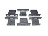 Lund 99-16 Ford F-250 Std. Cab (54in) EZ Running Board Mounting Bracket Kit - Brite thumbnail 5