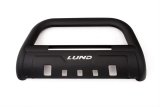 Lund 11-17 Chevy Silverado 2500 Bull Bar w/Light & Wiring - Black thumbnail 2