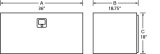 Lund Universal Steel Underbody Box - White thumbnail 5