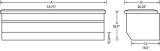 Lund 97-10 Dodge Dakota Std. Cab (8ft. Bed Chest) Challenger Tool Box - Brite thumbnail 4