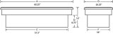 Lund 82-05 Chevy S10 (Long Bed) Ultima Single Lid Crossover Tool Box - Brite thumbnail 5