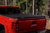 Lund 88-99 Chevy C1500 Fleetside (8ft. Bed) Hard Fold Tonneau Cover - Black thumbnail 2