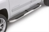 Lund 04-08 Ford F-150 SuperCrew (Excl. 04 Heritage) 3in. Round Bent SS Nerf Bars - Polished thumbnail 2