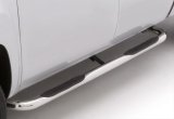 Lund 99-16 Ford F-250 Super Duty SuperCab 3in. Round Bent SS Nerf Bars - Polished thumbnail 2