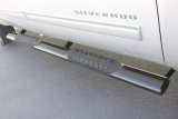 Lund 07-17 Chevy Silverado 1500 Ext. Cab 5in. Oval Straight SS Nerf Bars - Polished thumbnail 4