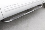 Lund 15-17 Chevy Colorado Crew Cab 4in. Oval Curved SS Nerf Bars - Polished thumbnail 1