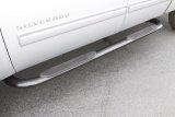 Lund 15-17 Chevy Colorado Crew Cab 4in. Oval Curved SS Nerf Bars - Polished thumbnail 5