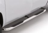 Lund 2019 Chevy Silverado 1500 Crew Cab 3in. Round Bent SS Nerf Bars - Polished thumbnail 2