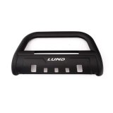Lund 20-22 Chevrolet Silverado 2500HD/3500HD Bull Bar w/Light & Wiring - Black thumbnail 5