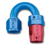 Russell Performance -6 AN Red/Blue 180 Degree Full Flow Swivel Hose End (With 9/16in Radius) thumbnail 1