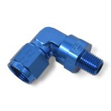 Russell Performance -8 AN 90 Degree Female to Male 1/4in Swivel NPT Fitting thumbnail 7